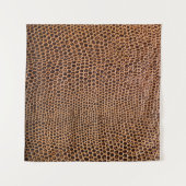 dunkler Lederuntergrund Wandteppich (Vorderseite (Horizontal))