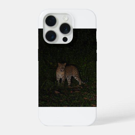 Dunkler Leopard-Handyhülle iPhone Hülle (Rückseite)