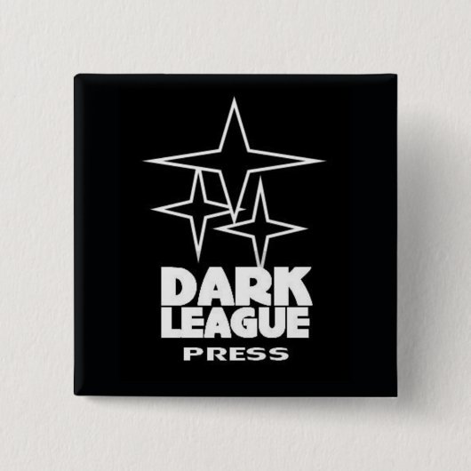 DUNKLER LIGA-PRESSE Quadrat-Knopf/Button Button (Vorderseite)