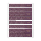 Dunkler lila Aufkleber mit Hand gezeichneten (Bogen)