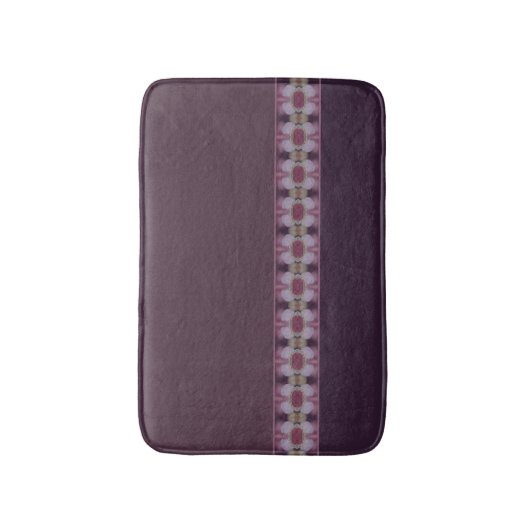 Dunkler Lila Designer Badematte (Vorderseite Vertikal)