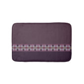 Dunkler Lila Designer Badematte (Vorderseite)