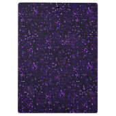 Dunkler Lila Glitzer Klemmbrett (Rückseite)