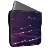 Dunkler Lila Individuelle Name Notebook-Sieb 15'' Laptopschutzhülle (Vorne Rechts)