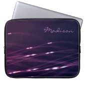 Dunkler Lila Individuelle Name Notebook-Sieb 15'' Laptopschutzhülle (Vorderseite)