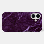 Dunkler Lila Marmor Case-Mate iPhone Hülle (Rückseite (Horizontal))