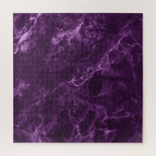 Dunkler lila Marmor: luxuriöse Textur. Puzzle