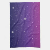Dunkler lila Starry Nachthimmel Handtuch (Vertikal)