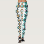 Dunkler Mitte des Jahrhunderts Moderne Kette Leggings (Rückseite)