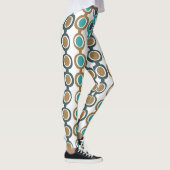 Dunkler Mitte des Jahrhunderts Moderne Kette Leggings (Rechts)