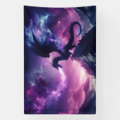 Dunkler, mittelalterlicher ätherischer Drache Banner (Vertikal)