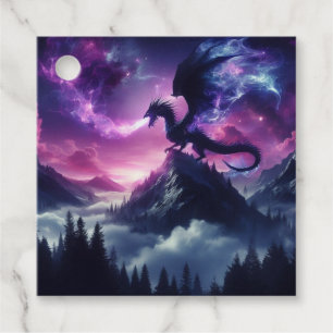 Dunkler, mittelalterlicher ätherischer Drache Geschenkanhänger
