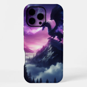 Dunkler, mittelalterlicher ätherischer Drache iPhone 16 Pro Max Hülle