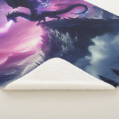 Dunkler, mittelalterlicher ätherischer Drache  Sherpadecke (3/4)