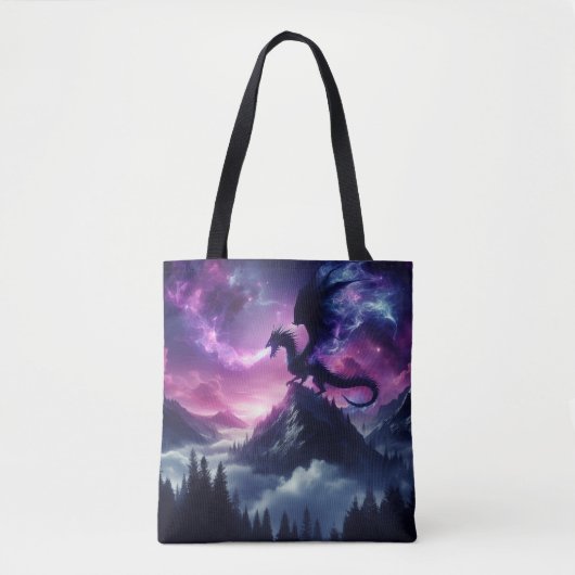 Dunkler, mittelalterlicher ätherischer Drache Tasche (Vorderseite)