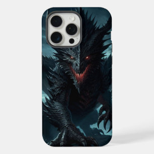 Dunkler, mittelalterlicher Drache  iPhone 15 Pro Max Hülle