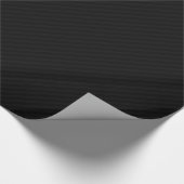 Dunkler Mitternachtsstreifen Geschenkpapier (Ecke)
