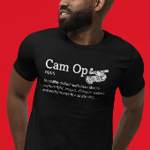 Dunkler Modus der CAM Op-Definition - Kamerateam T-Shirt