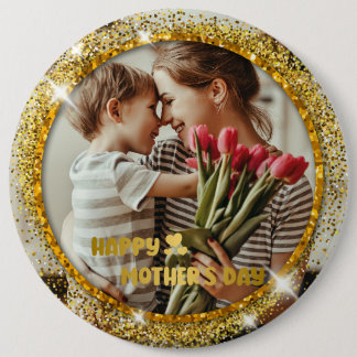 Dunkler Modus Faux-Goldfolie zum Muttertag  Button