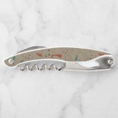 Dunkler Modus Fox-Cartoon Kellnermesser (Rückseite)