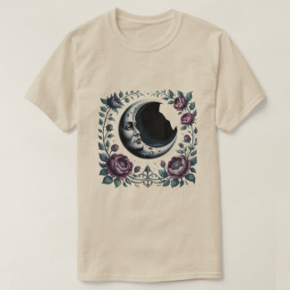 Dunkler Mondgarten – Mystische gotische Nachtkunst T-Shirt