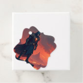 Dunkler Nacht der Flamme Geschenkanhänger (Beispiel)