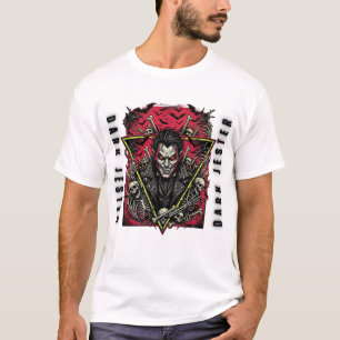 Dunkler Narren Verfluchtes Clown-Horror Streetwear T-Shirt