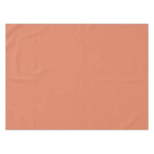 Dunkler Pfirsich (feste Farbe)  Tischdecke (Vorderseite (Horizontal))