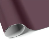 Dunkler Pflaumenvelours Geschenkpapier (Rolleneckpunkt)