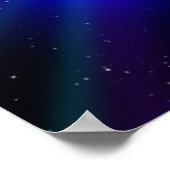 Dunkler Planet für die digitale Kunst der Weltraum Poster (Ecke)