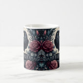 Dunkler Rabe Kaffeetasse (Mittel)