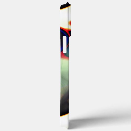 Dunkler Rauch oder spiralförmige Aushöhlung mit Fa Case-Mate iPhone Hülle (Rückseite / Rechts)