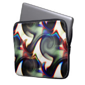 Dunkler Rauch oder spiralförmige Aushöhlung mit Fa Laptopschutzhülle (Vorderseite Links)