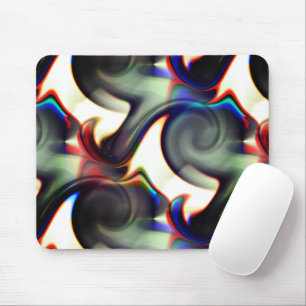 Dunkler Rauch oder spiralförmige Aushöhlung mit Fa Mousepad