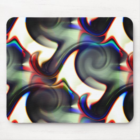 Dunkler Rauch oder spiralförmige Aushöhlung mit Fa Mousepad (Vorne)