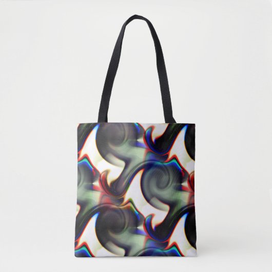 Dunkler Rauch oder spiralförmige Aushöhlung mit Fa Tasche (Vorderseite)