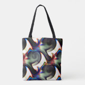 Dunkler Rauch oder spiralförmige Aushöhlung mit Fa Tasche (Rückseite)