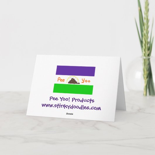 Dunkler Raum Rudolphs Feiertagskarte (Rückseite)