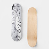 Dunkler Regen Skateboard (Vorderseite)