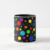 Dunkler Regenbogen beschmutzt Tasse (Zentrum)