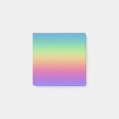 Dunkler Regenbogen Gradient Post-it Klebezettel (Vorderseite)