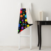 Dunkler Regenbogen Spots Sherpa Blanket Sherpadecke (Beispiel)