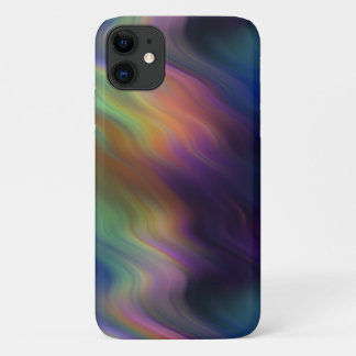Dunkler Regenbogen-Wirbel Abstrakt Case-Mate iPhone Hülle
