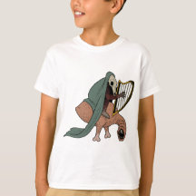 Dunkler Reiter, der Harfe spielt