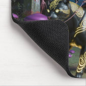 Dunkler Reiter Schwarze Katze Pilze Ghul Mousepad (Ecke)