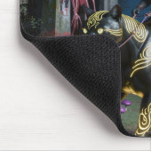 Dunkler Reiter Schwarze Katze Pilze Ghul Mousepad (Ecke)