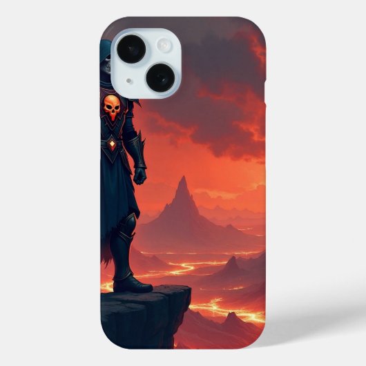 Dunkler Ritter der Flamme Case-Mate iPhone Hülle (Rückseite)