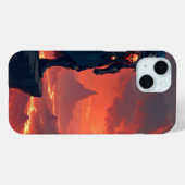 Dunkler Ritter der Flamme Case-Mate iPhone Hülle (Rückseite (Horizontal))