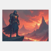 Dunkler Ritter der Flamme Geschenkpapier Set (Vorderseite 3)