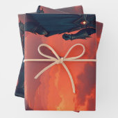 Dunkler Ritter der Flamme Geschenkpapier Set (Beispiel)